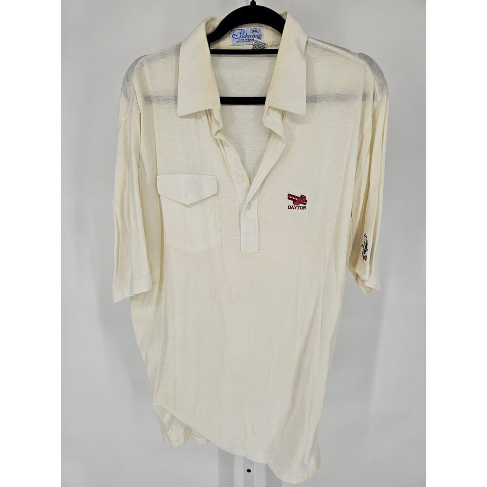 Vintage Pickering Mens Sz XXL Short Sleeve Polo Shirt Dayton NCR Country Club